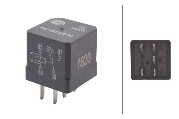 Releu curent alimentare HELLA 4RD 933 332-601