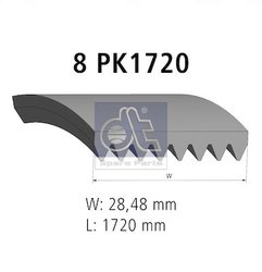 CUREA TRANSMISIE DT SPARE PARTS 5.41411 - Compatibil cu DAF, MERCEDES-BENZ, SETRA, VOLVO