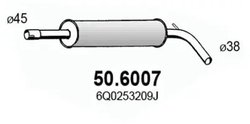Toba esapament intermediara ASSO 50.6007