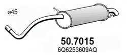 Toba esapament finala ASSO 50.7015