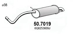 TOBA ESAPAMENT FINALA ASSO 50.7019 - Compatibil cu SEAT, SKODA, VW