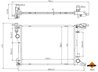 RADIATOR RACIRE MOTOR NRF 50033 - Compatibil cu FIAT