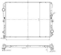 RADIATOR RACIRE MOTOR NRF 50041 - Compatibil cu MERCEDES-BENZ
