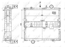 RADIATOR RACIRE MOTOR NRF 503340 - Piesa auto compatibila cu mai multe marci