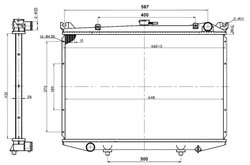 RADIATOR RACIRE MOTOR NRF 503492 - Compatibil cu FORD, NISSAN