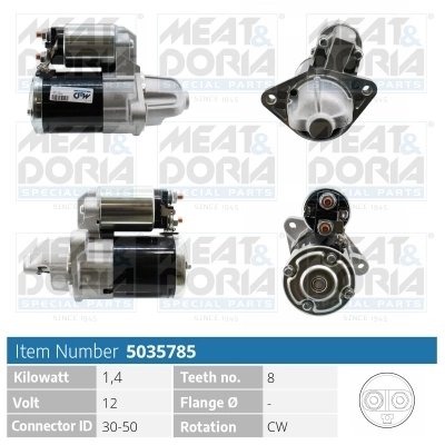 ELECTROMOTOR MEAT & DORIA 5035785 - Compatibil cu SUZUKI