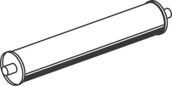 Amortizor zgomot mijloc/spate Dinex 50360