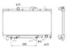 Radiator racire motor NRF 503968