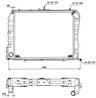 Radiator racire motor NRF 503962