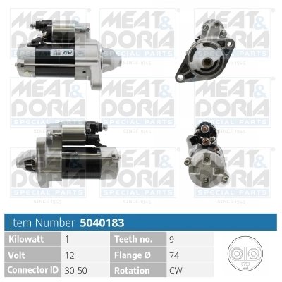 Electromotor Meat & Doria 5040183