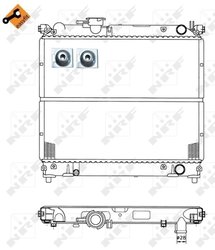 RADIATOR RACIRE MOTOR NRF 50404 - Compatibil cu SUZUKI