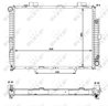 RADIATOR RACIRE MOTOR NRF 50575 - Compatibil cu MERCEDES-BENZ