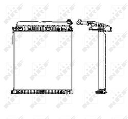 RADIATOR RACIRE MOTOR NRF 50586 - Compatibil cu MERCEDES-BENZ