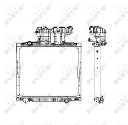 Radiator racire motor NRF 50588