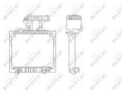 RADIATOR RACIRE MOTOR NRF 50589 - Compatibil cu MAN