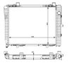 RADIATOR RACIRE MOTOR NRF 50593 - Compatibil cu MERCEDES-BENZ