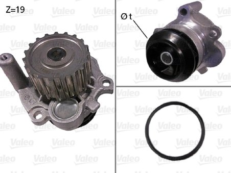 POMPA DE APA VALEO 506533 - Compatibil cu AUDI, SEAT, SKODA, VW