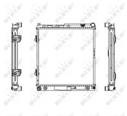 Radiator racire motor NRF 506575