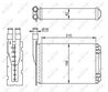Schimbator caldura incalzire habitaclu NRF 507339
