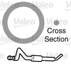 garnitura,conducta lichid de racire Valeo 509145