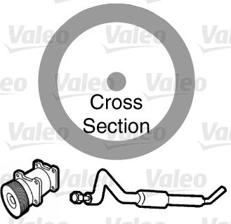 GARNITURA,CONDUCTA LICHID DE RACIRE VALEO 509153 - Piesa auto compatibila cu mai multe marci