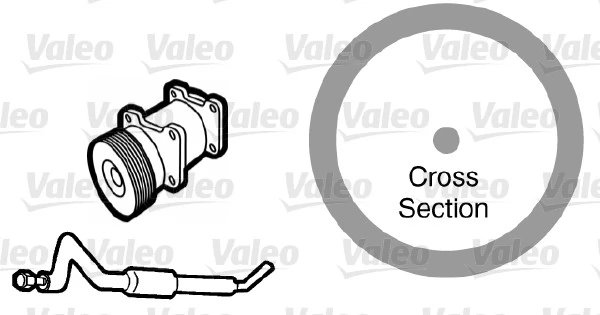 GARNITURA,CONDUCTA LICHID DE RACIRE VALEO 509165 - Piesa auto compatibila cu mai multe marci