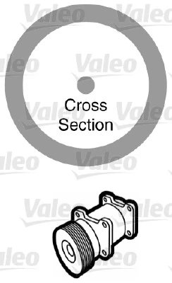 garnitura,conducta lichid de racire Valeo 509173