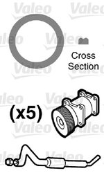 garnitura,conducta lichid de racire Valeo 509550