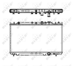 RADIATOR RACIRE MOTOR NRF 509653 - Compatibil cu MAZDA