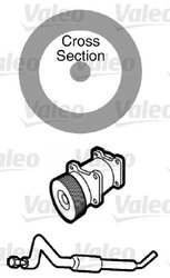 garnitura,conducta lichid de racire Valeo 509750