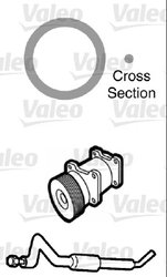 garnitura,conducta lichid de racire Valeo 509751