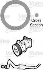garnitura,conducta lichid de racire Valeo 509755