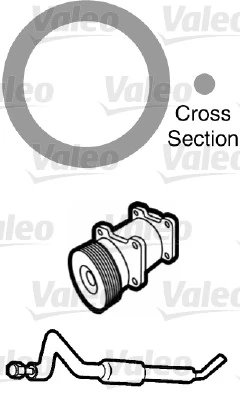 garnitura,conducta lichid de racire Valeo 509755