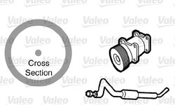 garnitura,conducta lichid de racire Valeo 509763