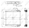 Radiator racire motor NRF 509767