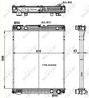 Radiator racire motor NRF 509873