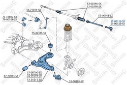 CAP DE BARA STELLOX 51-00138-SX - Compatibil cu FORD, MAZDA