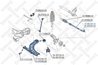CAP DE BARA STELLOX 51-00244-SX - Compatibil cu AUDI, SEAT, SKODA, VW