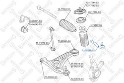 CAP DE BARA STELLOX 51-00299-SX - Compatibil cu NISSAN, NISSAN (DFAC)