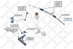 CAP DE BARA STELLOX 51-00663-SX - Compatibil cu ALPINA, BMW