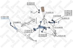 CAP DE BARA STELLOX 51-00813-SX - Compatibil cu ALFA ROMEO