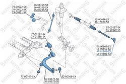 Cap de bara Stellox 51-01508-SX