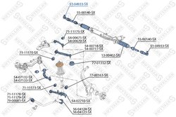 CAP DE BARA STELLOX 51-04933-SX - Compatibil cu AUDI, SEAT, SKODA, VW