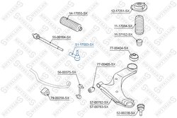 Cap de bara Stellox 51-17003-SX