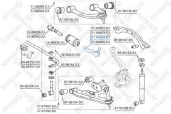 CAP DE BARA STELLOX 51-98064-SX - Compatibil cu TOYOTA