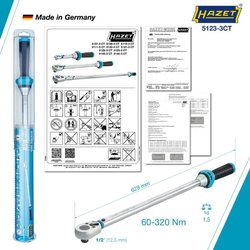 Cheie dinamometrica HAZET 5123-3CT