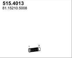 TEAVA FLEXIBILA ESAPAMENT ASSO 515.4013 - Compatibil cu MAN