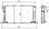 RADIATOR RACIRE MOTOR NRF 517373 - Compatibil cu FORD