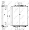 Radiator racire motor NRF 519908