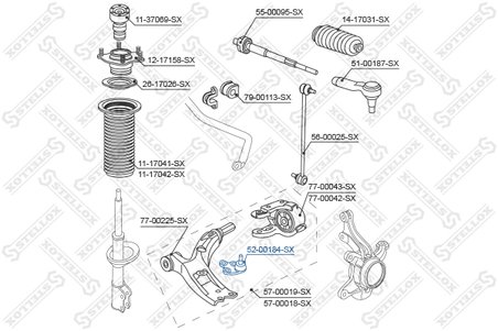 Pivot Stellox 52-00184-SX